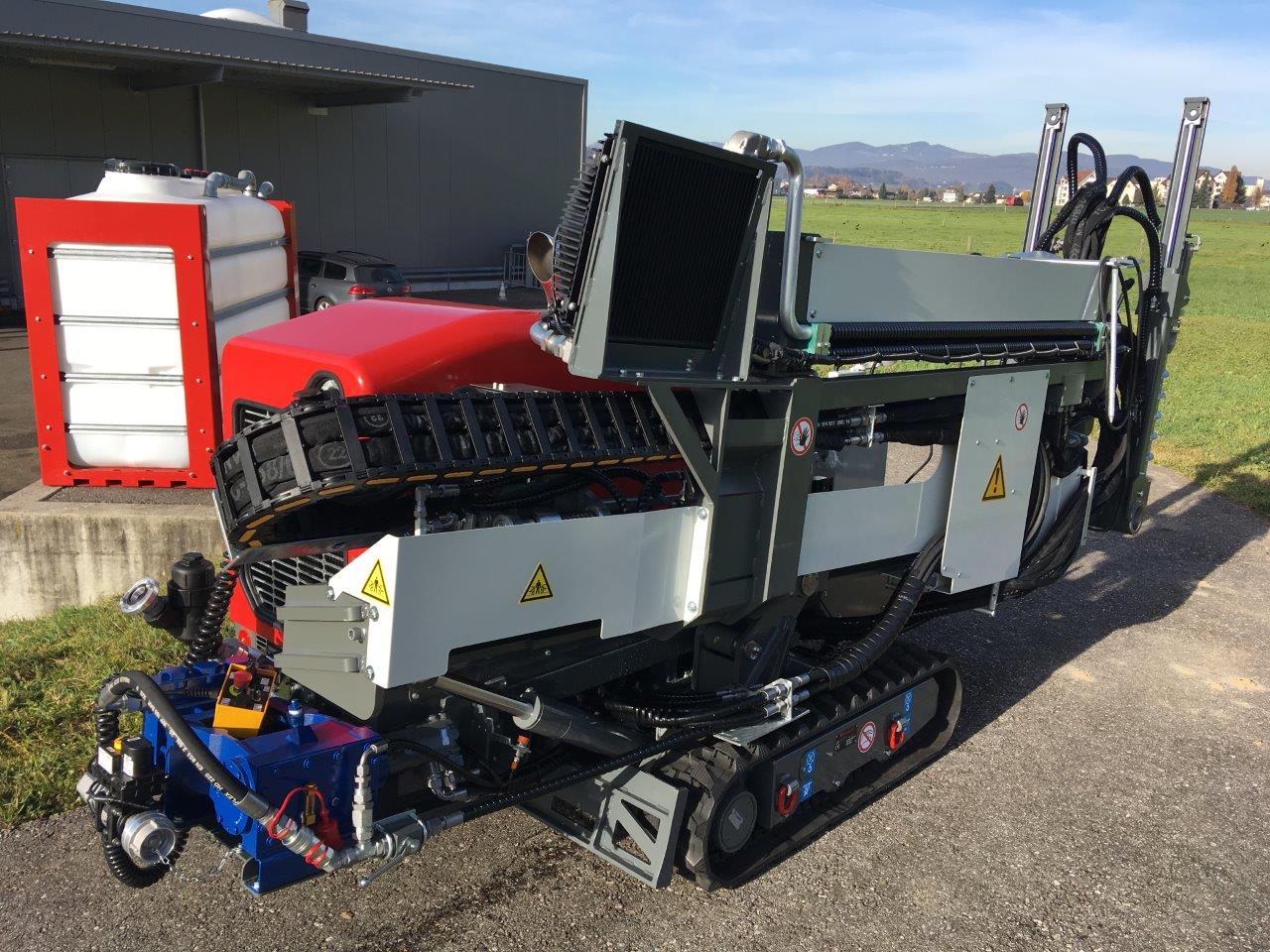 Forage horizontal dirigé HDD avec la Foreuse Horizontale Dirigée HDD TERRA-JET DJ13