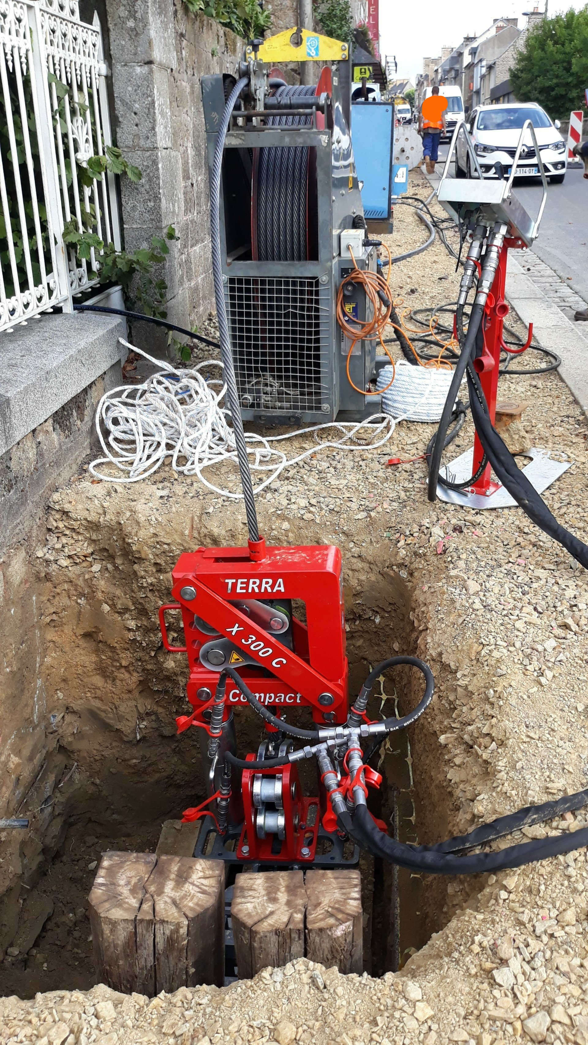 éclateur à câble TERRA-EXTRACTOR X 300