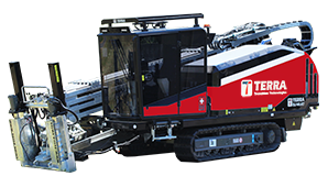 Foreuse HDD TERRA-JET DJ40AT, foreuse horizontale dirigée All Terrain, Tout terrain.