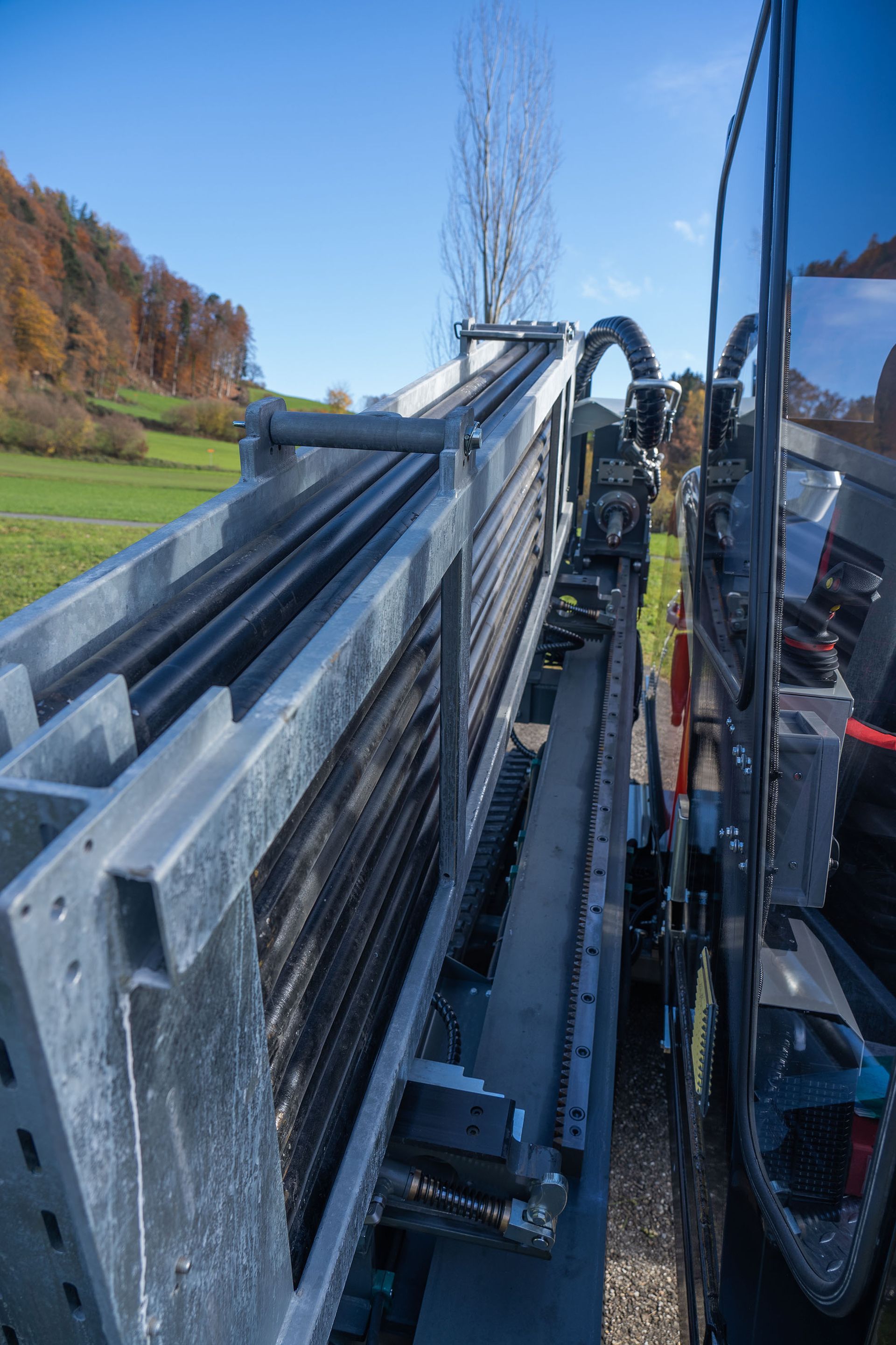 Chariot d'entraînement de la Foreuse Horizontale Dirigée HDD TERRA-JET DJ20