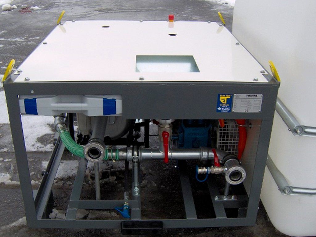 Station de pompage et de mélange autonome de boue de forage HDD MJ1400