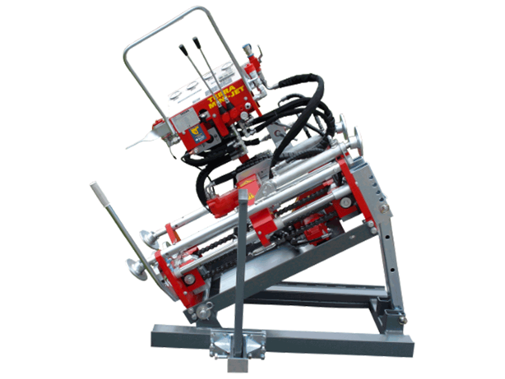 Chassis de départ en surface de la Foreuse Horizontale Dirigée de fond de fouille MINI-JET MJ1600 DR