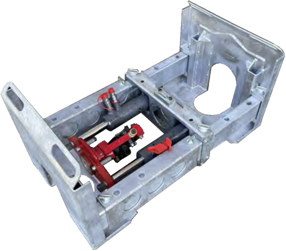 Accessoires de regard du fonceur horizontal dirigé compact TERRA-JACK 125