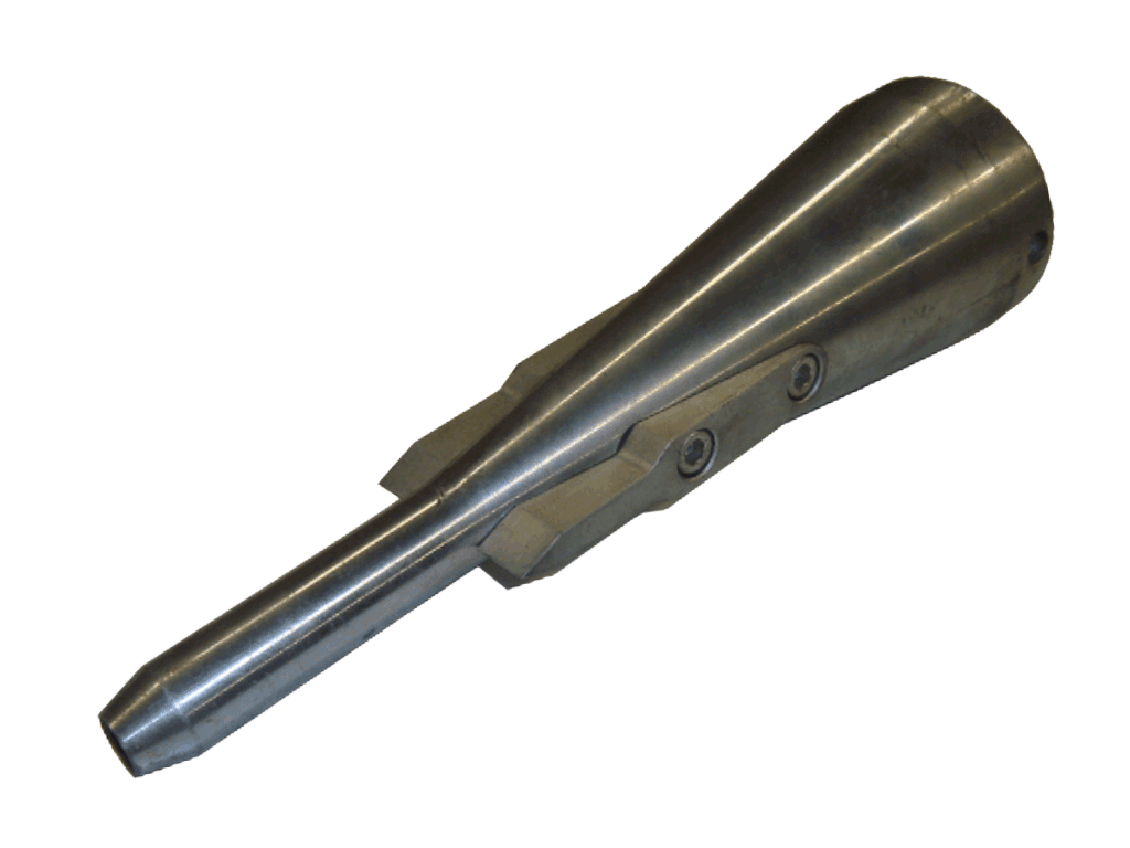 Tête découpeuse pour éclatement de canalisations dynamique avec une fusée de fonçage pneumatique TERRA-HAMMER TU