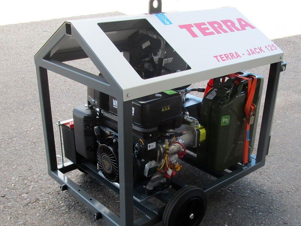 Groupe hydraulique du fonceur horizontal dirigé compact TERRA-JACK 125