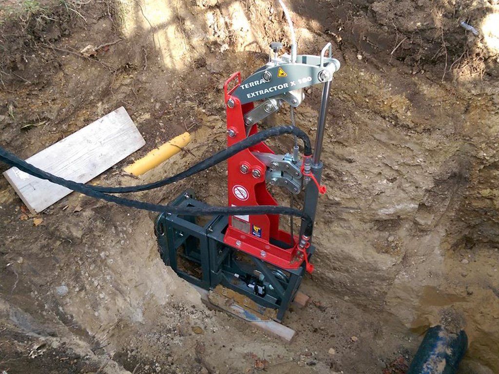 éclateur à câble TERRA-EXTRACTOR X100 avec moteur Vanguard