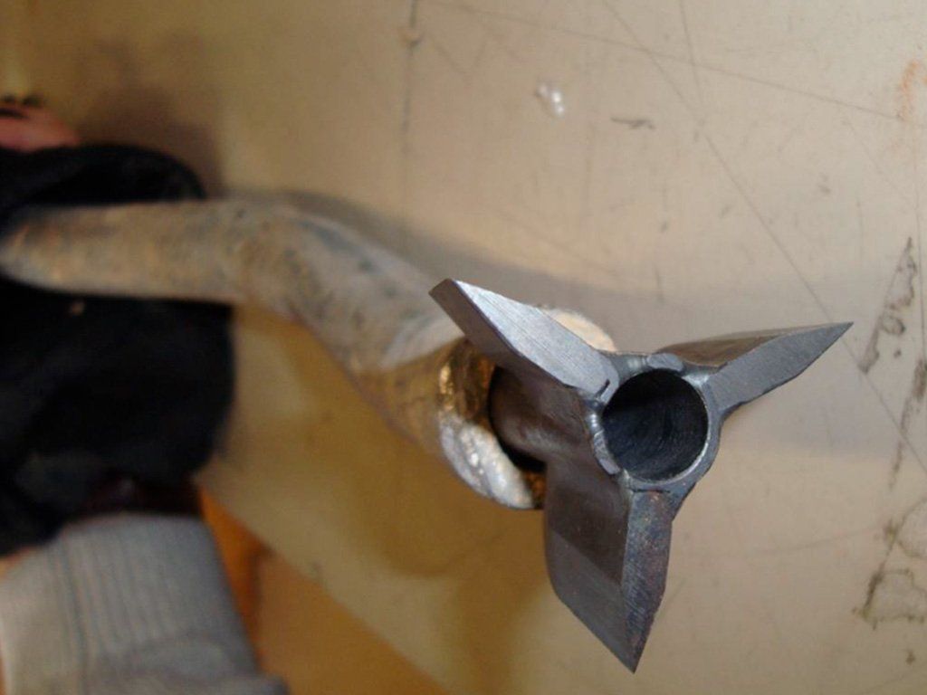 éclateur à câble TERRA-EXTRACTOR X100 et canalisation plomb