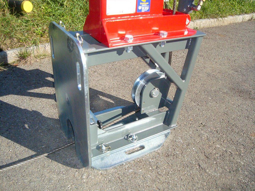 Cadre acier de l'éclateur à câble TERRA-EXTRACTOR X100