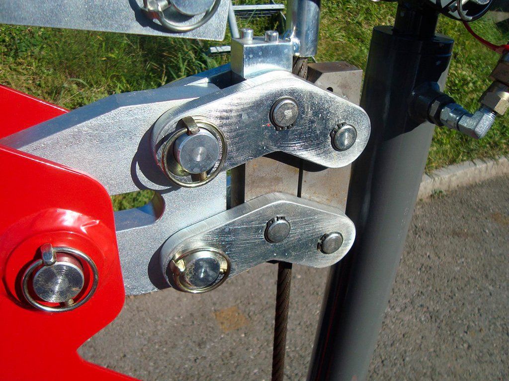 Mors et contre-mors de l'éclateur à câble TERRA-EXTRACTOR X100