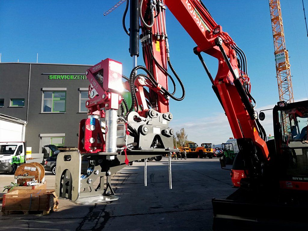 Pelle hydraulique de l'éclateur à câble TERRA-EXTRACTOR X 300