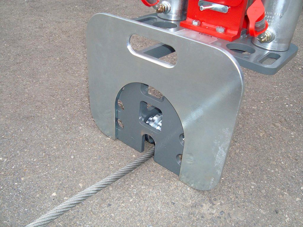 Plaque d'appuis de l'éclateur à câble TERRA-EXTRACTOR X 300