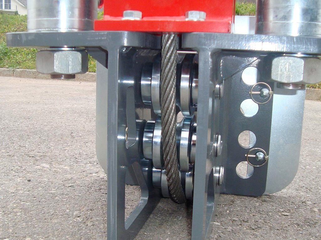 Poulies de l'éclateur à câble TERRA-EXTRACTOR X 300