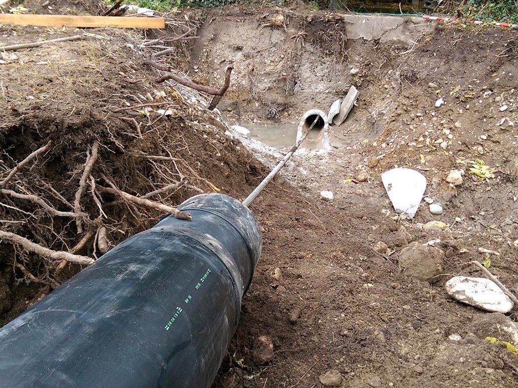 Tirage de canalisation avec la machine de réhabilitation de canalisations par éclatement ou tubage, Éclateurs à câbleTERRA-EXTRACTOR X400