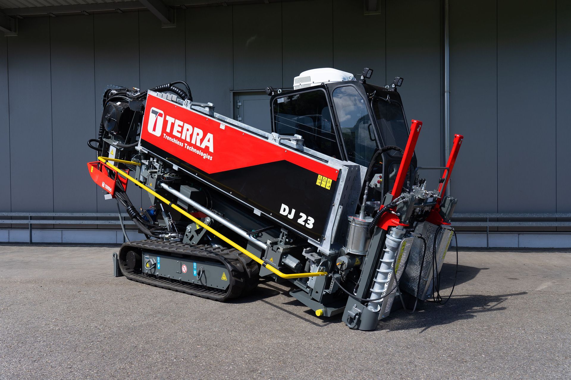 Foreuse Horizontale Dirigée HDD, TERRA-JET DJ23 rampe de forage oscillante