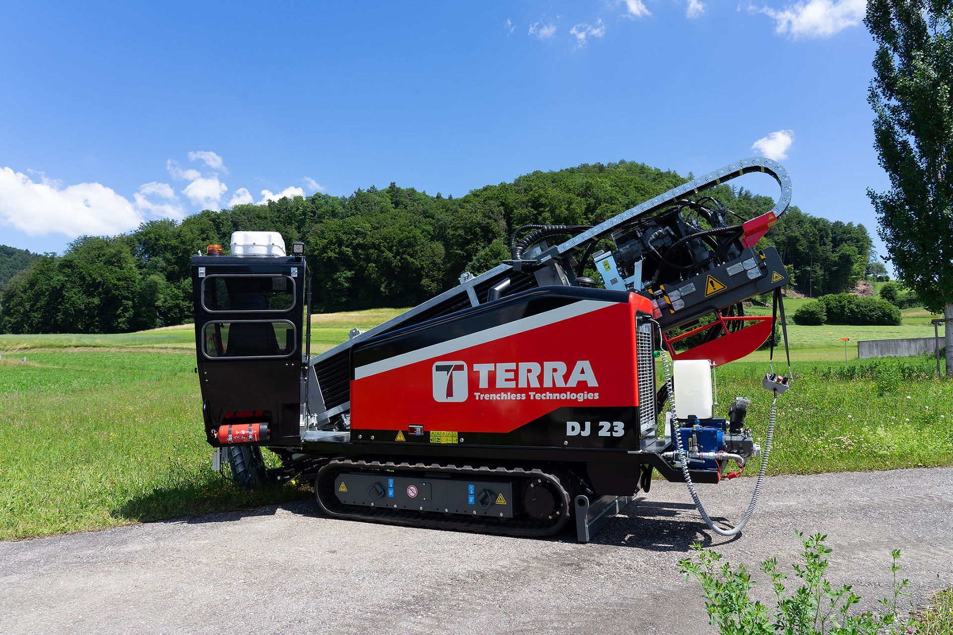 Foreuse Horizontale Dirigée HDD, TERRA-JET DJ23