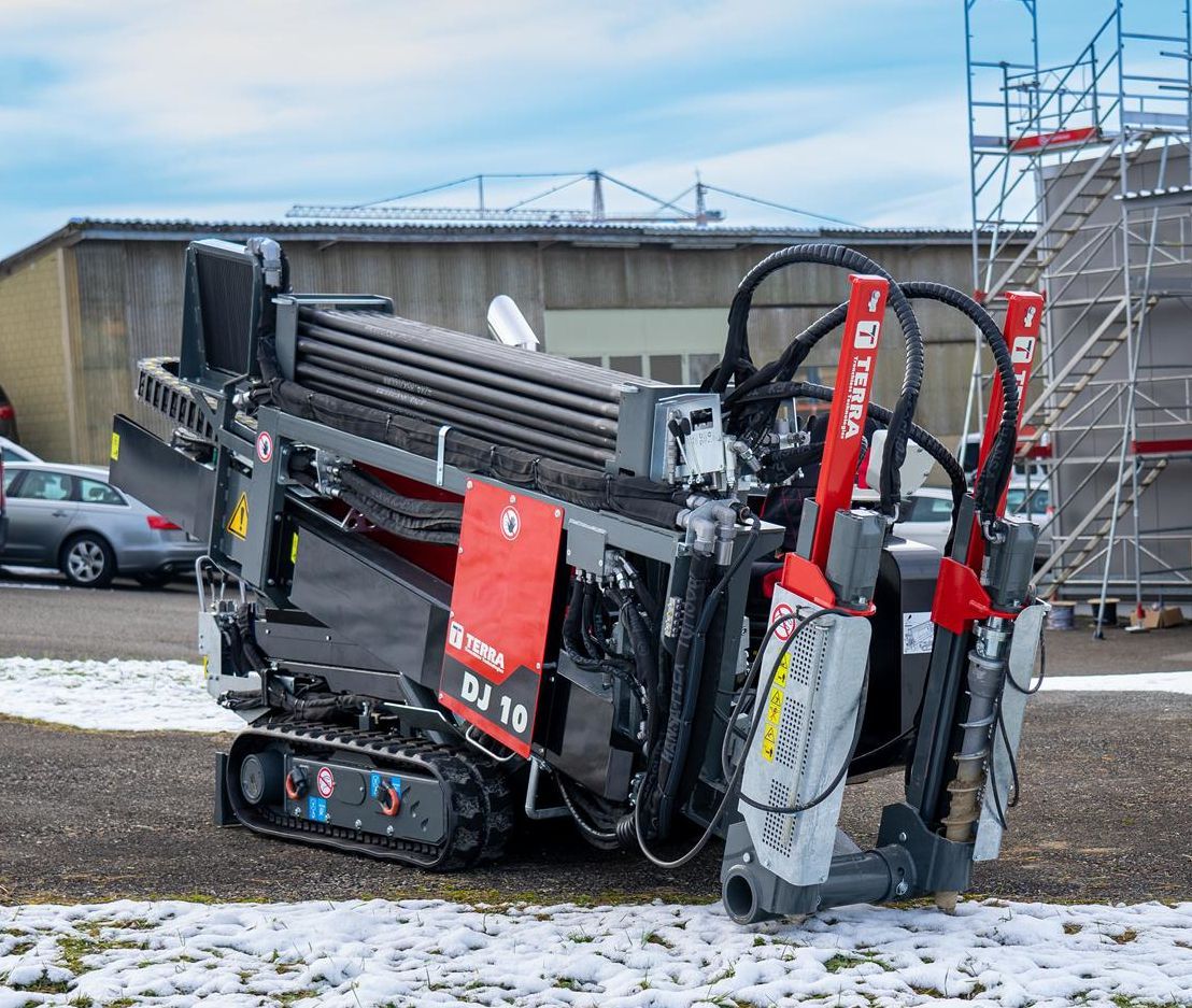 Tiges de forage haute qualité de la Foreuse Horizontale Dirigée HDD TERRA-JET DJ10