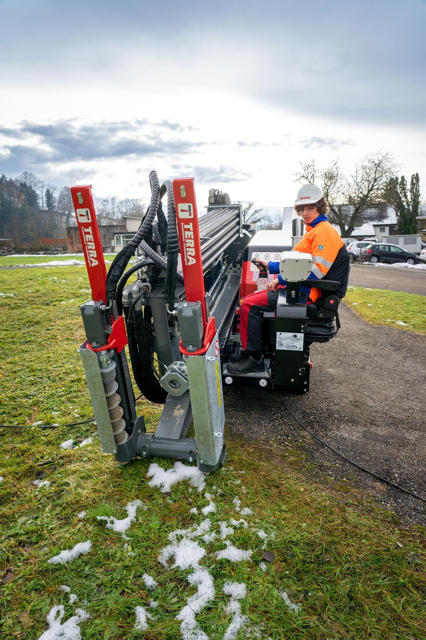 Poste de contrôle Ergonomique de la Foreuse Horizontale Dirigée HDD TERRA-JET DJ10