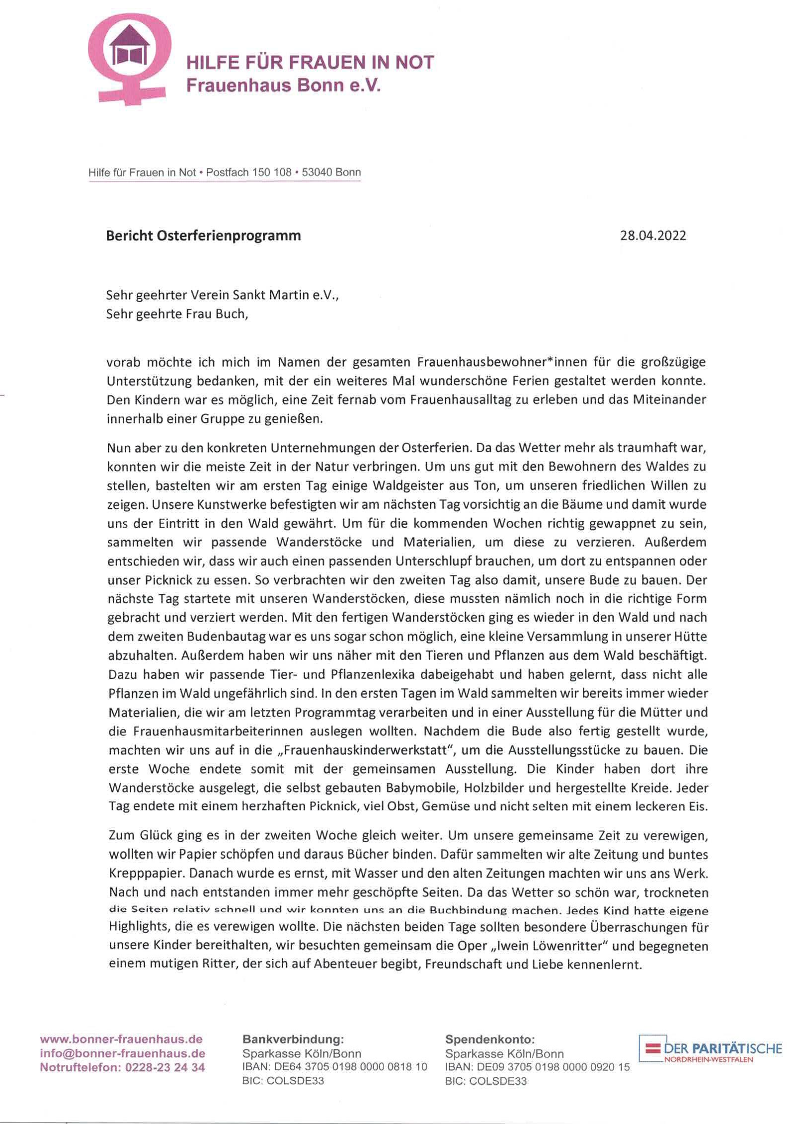 Unsere Projekte - Sankt Martin e.V. Aktion. Wir helfen Helfen - Frankenweg 109, 53604 Bad Honnef