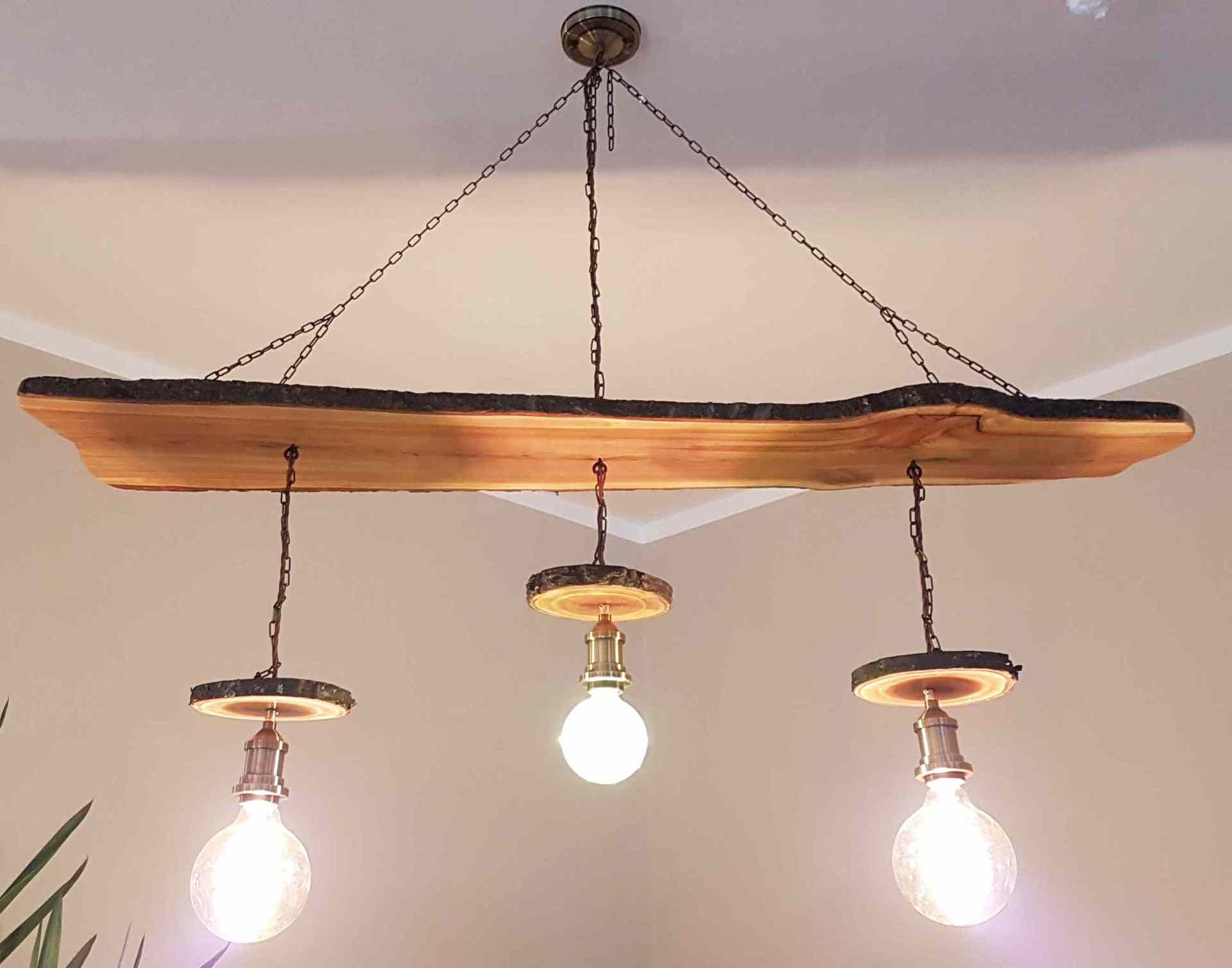 Deckenlampe aus Kirsche Holz Unikat Exklusives Lieblingsstück