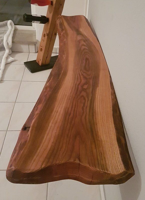 Regalbrett, Steckregal aus Ulme Regalbrett, Steckregal aus Holz, Ulme, Handarbeit