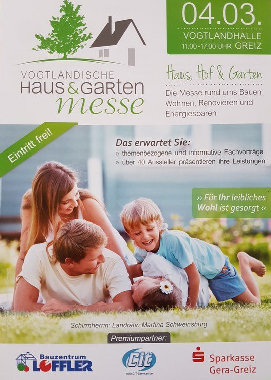 Vogtländische Haus- und Gartenmesse in Greiz 2018 Vogtländische Haus- und Gartenmesse in Greiz 2018