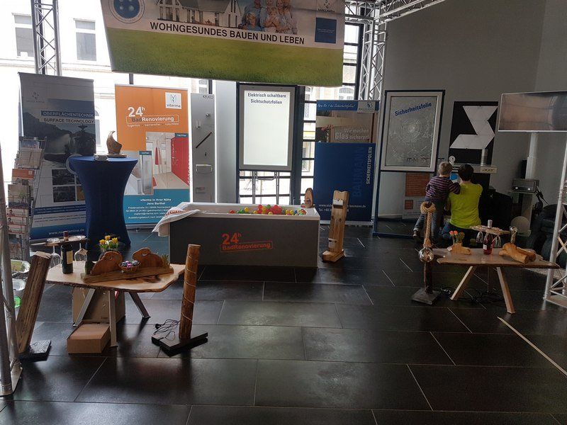 Stand auf der Vogtländische Haus- und Gartenmesse in Greiz 2018 Stand auf der Vogtländische Haus- und Gartenmesse in Greiz 2018