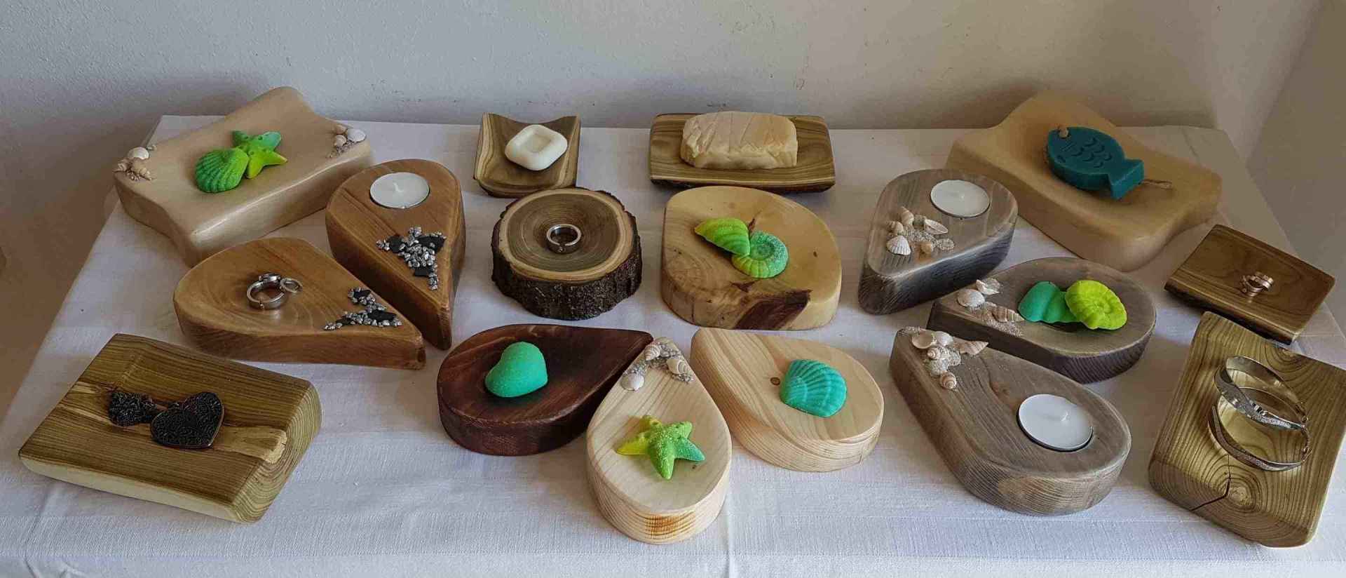 verschiedene Holzschalen Seifenschalen Schmuckschalen Exklusives Lieblingsstück Unikat Handarbeit