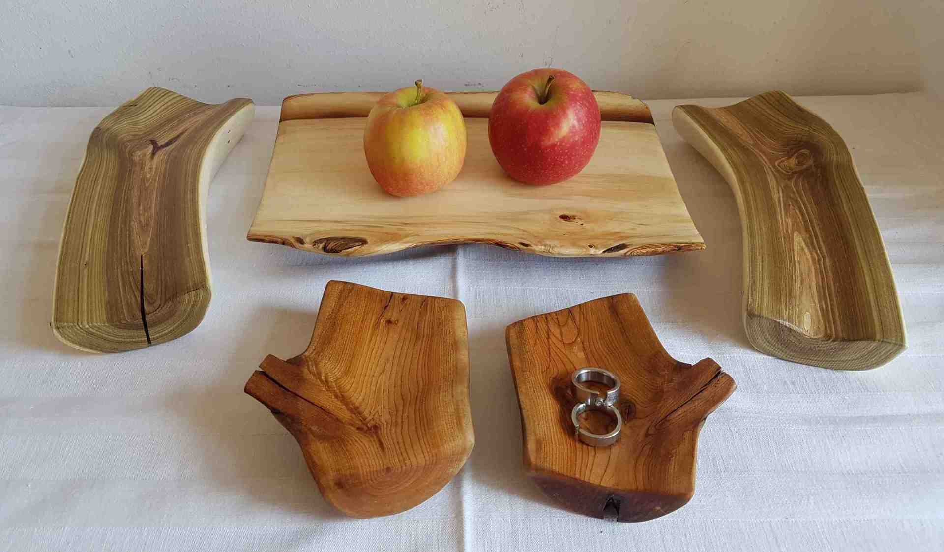 verschiedene Holzschalen Seifenschalen Schmuckschalen Exklusives Lieblingsstück Unikat Handarbeit