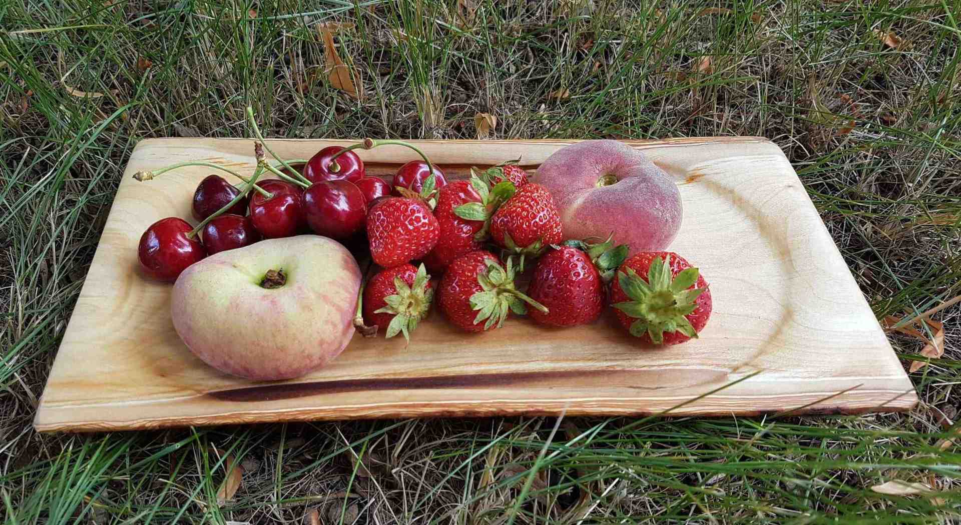 Holzschale Obstschale aus Pappelholz Unikat Exklusives Lieblingsstück Unikat Handarbeit