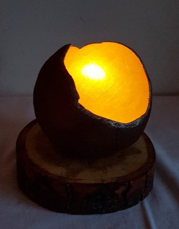 Windlicht aus Knetbeton handgemacht Exklusives Lieblingsstück Unikat Handarbeit