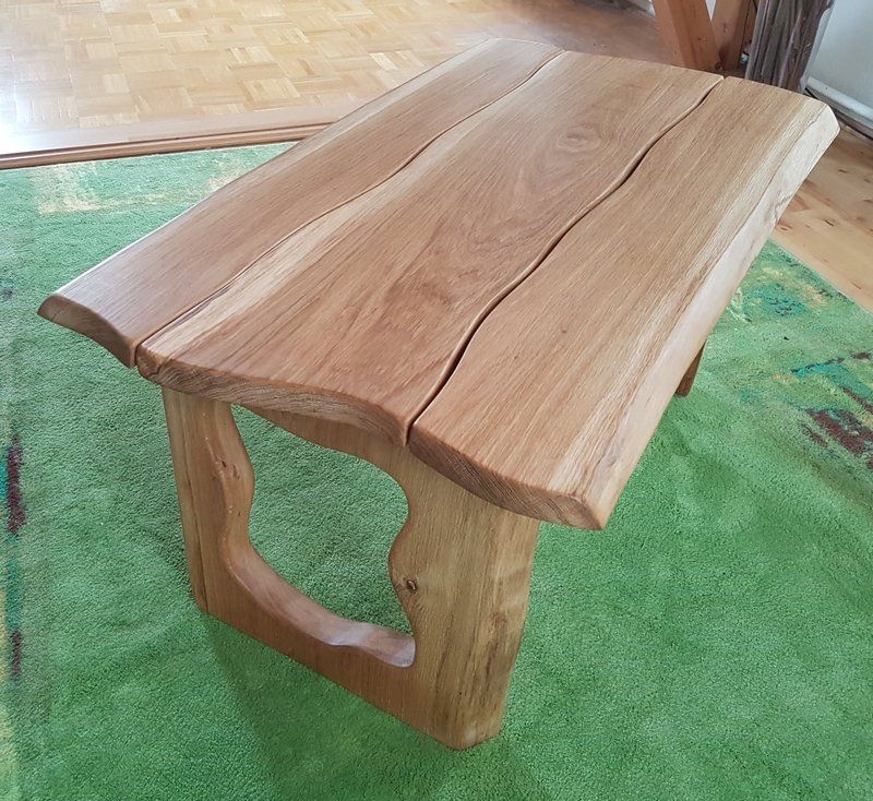 Couchtisch aus Eiche geölt Exklusives Lieblingsstück Unikat Handarbeit