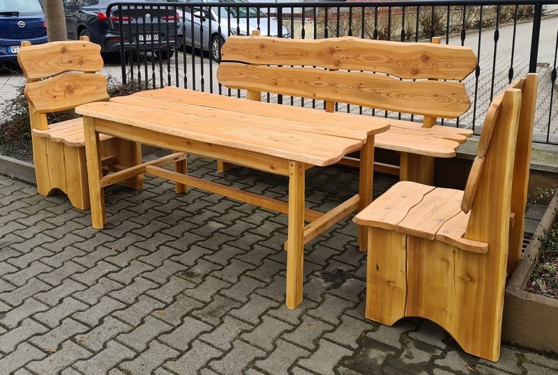 Gartenbank Gartentisch Lärche Unikat Exklusive Lieblingsstücke