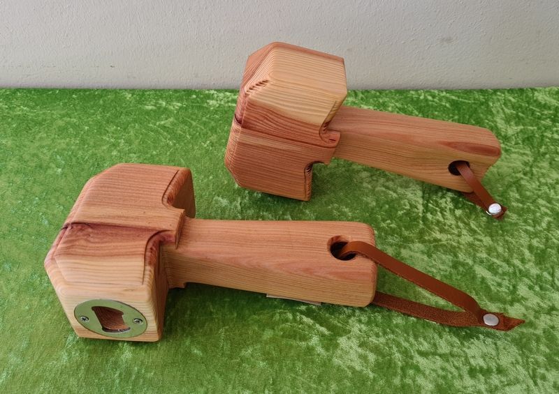 Flaschenöffner Eiche Unikat Exklusives Lieblingsstück Hochzeitsgeschenk