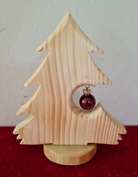 Weihnachtsbaum mit Kugel Douglasie Holz Unikat in Handarbeit hergestellt Exklusives Lieblingsstück Unikat Handarbeit