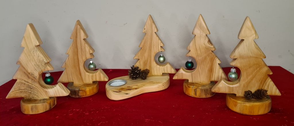 Kerzenständer Teelichthalter Weihnachtsbäumchen Weihnachten Advent Exklusives Lieblingsstück Unikat Handarbeit