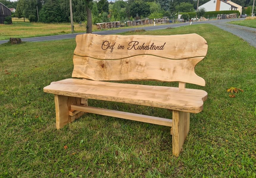 Gartenbank Gartentisch Ahorn Unikat Exklusive Lieblingsstücke