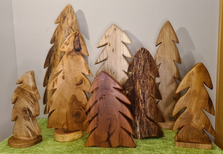 Tannenbaum Holz Ahorn Stele Exklusives Lieblingsstück Unikat Handarbeit