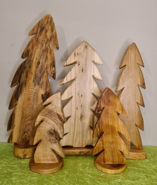 Tannenbaum Holz Ahorn Stele Exklusives Lieblingsstück Unikat Handarbeit