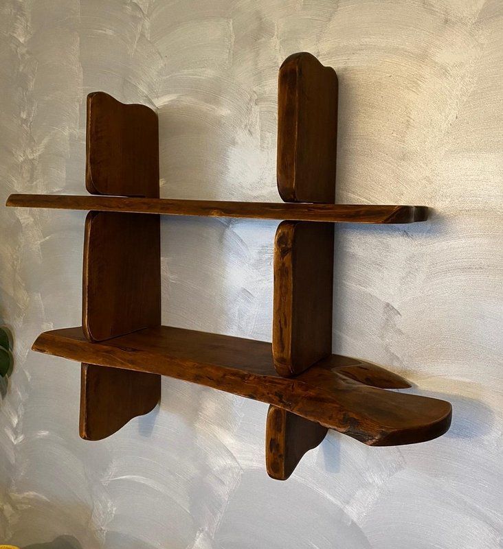 Wandboard Regal Ahorn gebeizt Exklusives Lieblingsstück Unikat Handarbeit