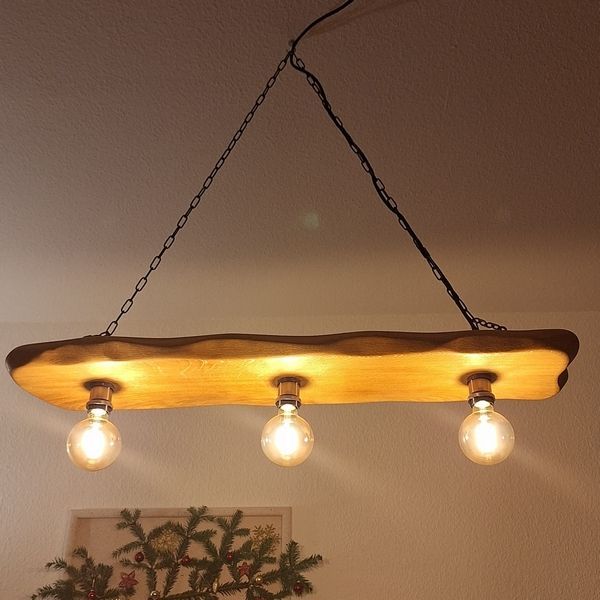 Deckenlampe aus Eiche Unikat Exklusives Lieblingsstück