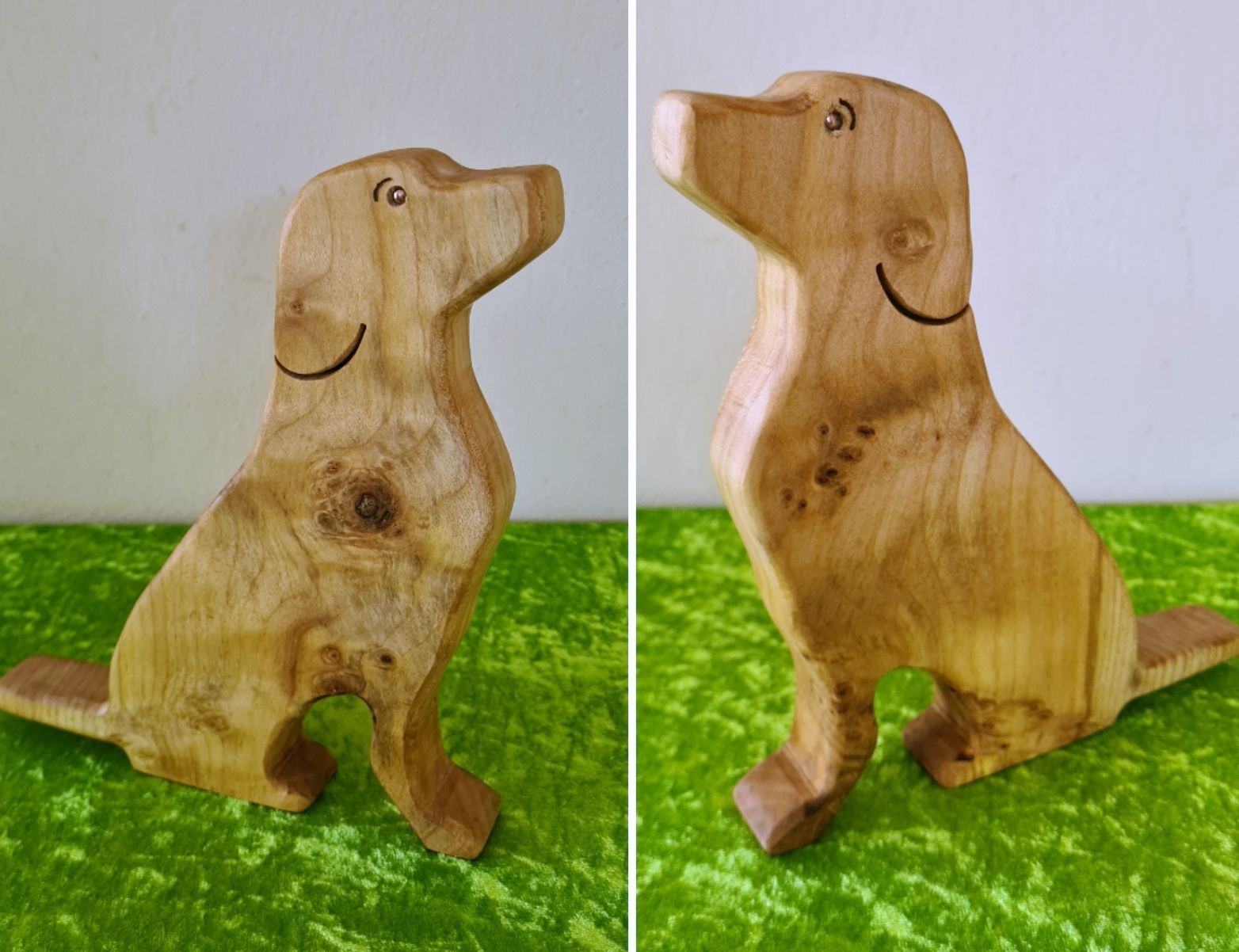 Stiftehalter Ahorn Hund geölt Holz Natur Exklusives Lieblingsstück Unikat Handarbeit