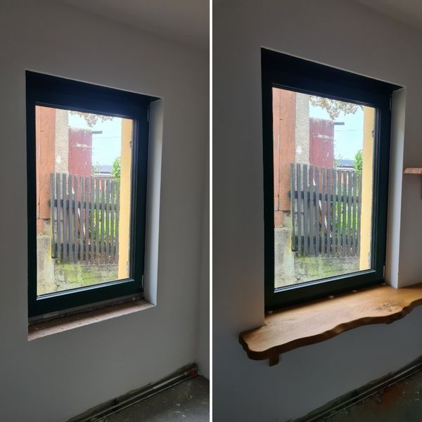 Fensterbrett Eiche Individuelle Herstellung