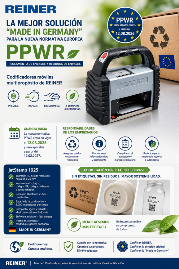 SOLUCION REINER PAR ANUEVA NORMATIVA EUROPEA reglamento de envases y residuos de envasases
