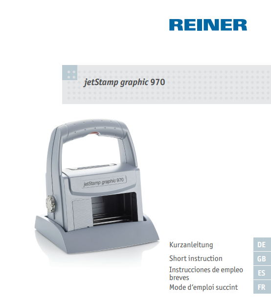 Manual de instruciones JetStamp graphic 970