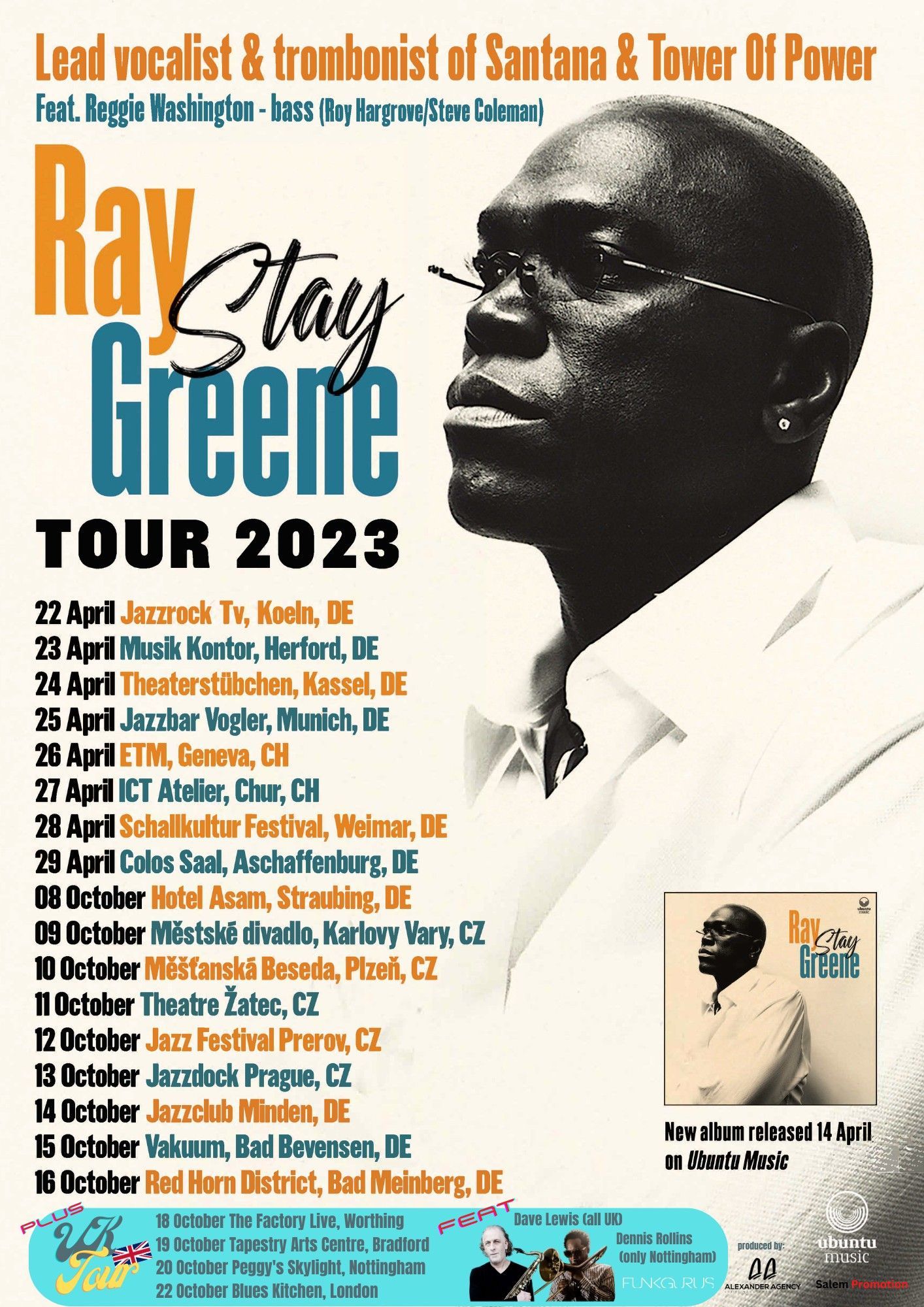 Ray Greene Tour 2023- Alexander Agency