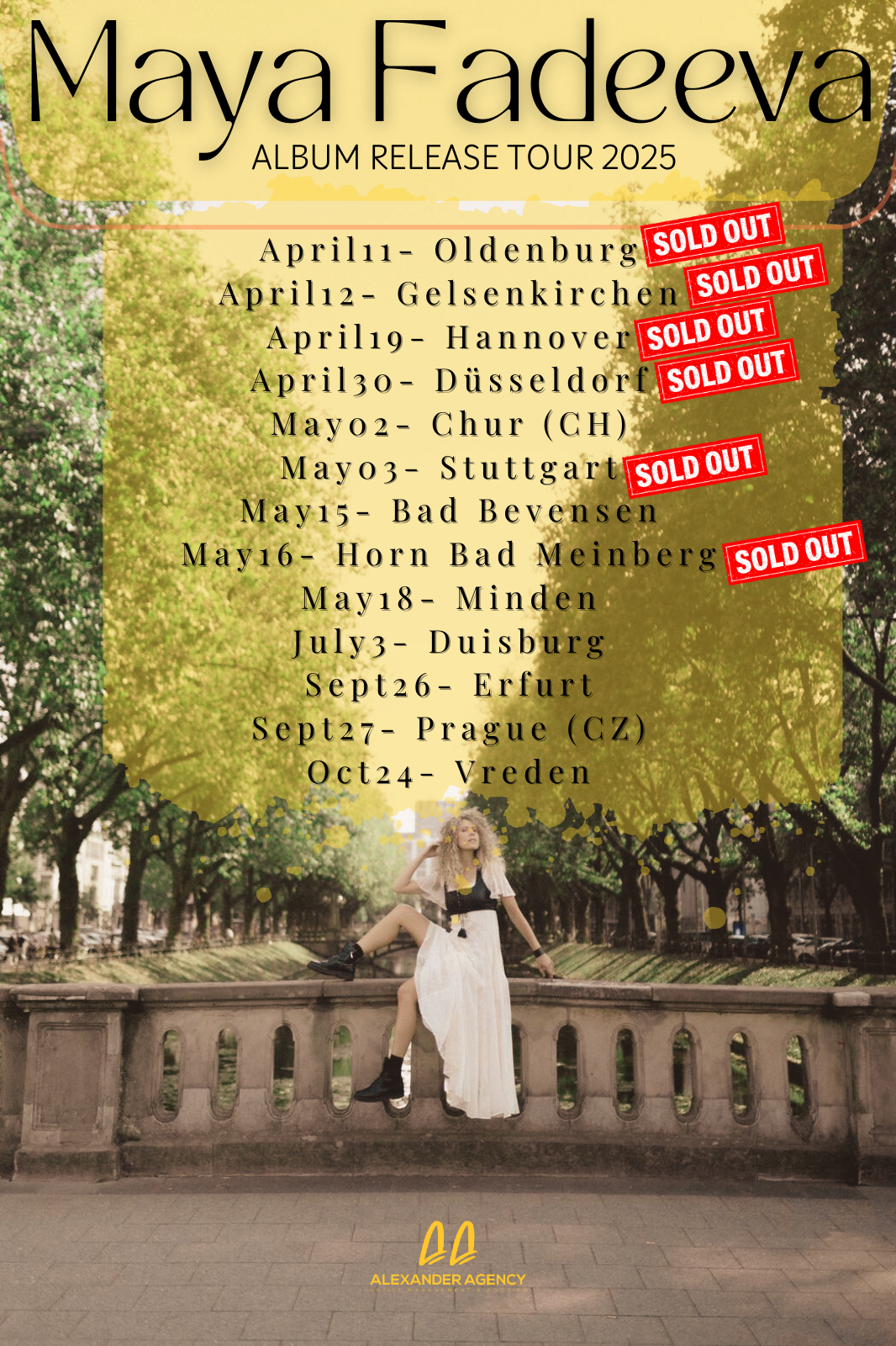 Maya Fadeeva Tour 2025