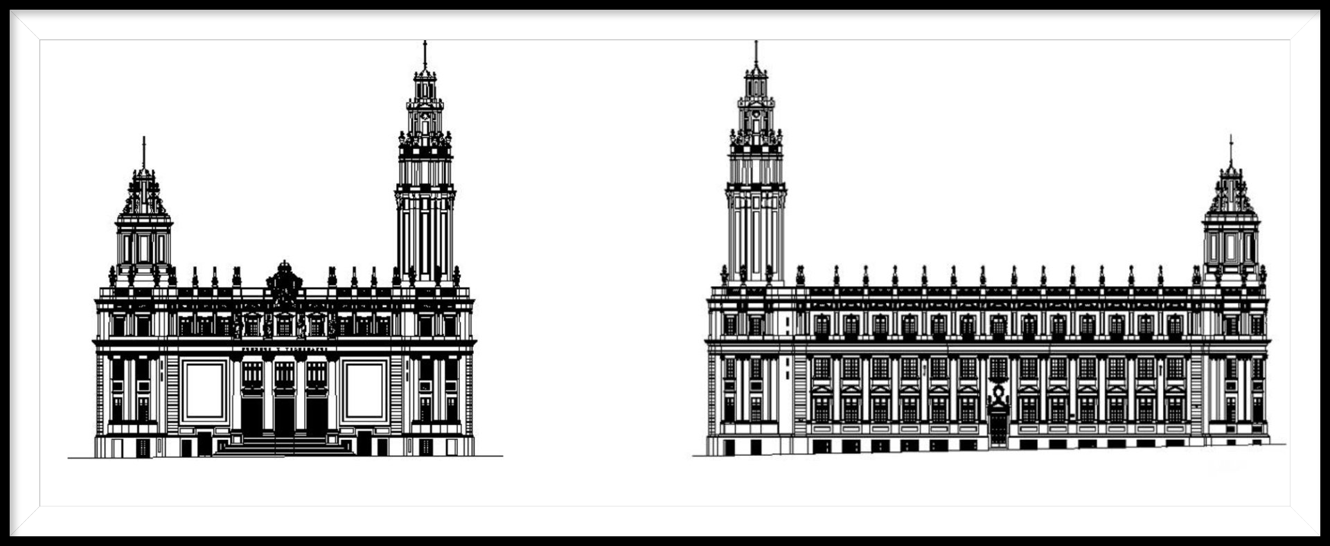 Fachada del Palacio Correos y Telégrafos Barcelona