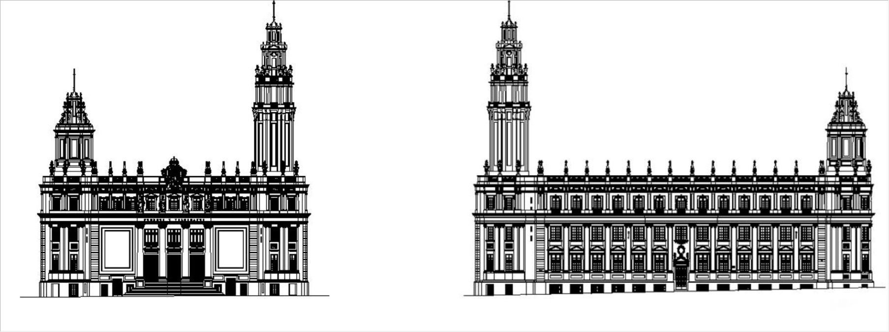 Alzada de Palacios de Correos Barcelona