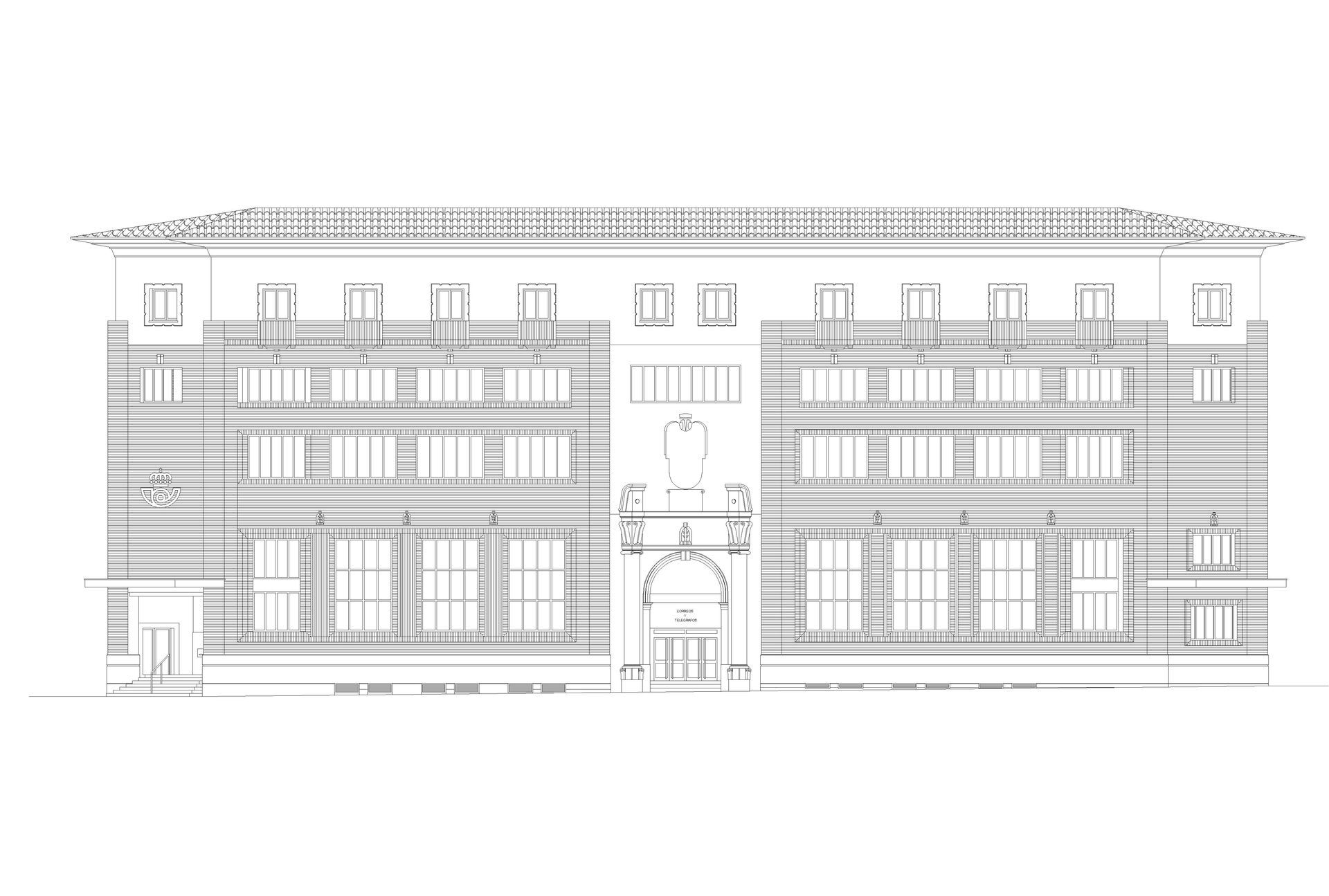 Alzada de Palacios de Correos Bilbao