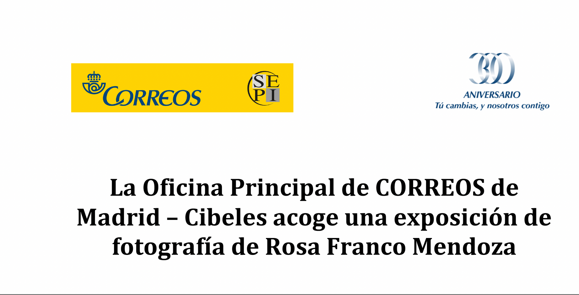 Rosa Franco en la Cibeles